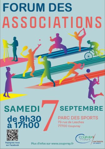 Affiche Forum Des Asso Avec Fond Bleu Clair