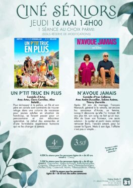 CINÉ SENIOR - 16 MAI 2024