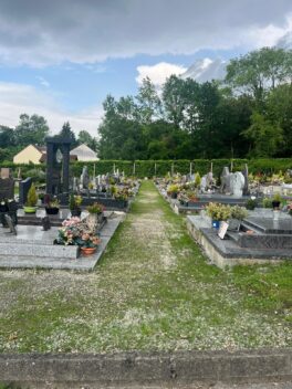 RETOUR EN IMAGE SUR LE CIMETIÈRE VÉGÉTALISÉ