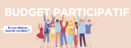 BUDGET PARTICIPATIF COMMUNAL : LES VOTES SONT OUVERTS JUSQU'AU 09 OCTOBRE !