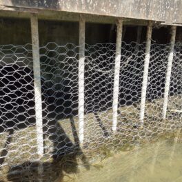 MISE EN PLACE D'UN GRILLAGE - BASSIN DE L'AULNOYE