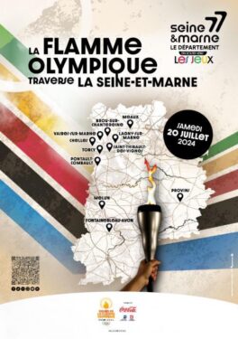 LA FLAMME OLYMPIQUE TRAVERSE LA SEINE-ET-MARNE