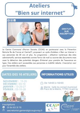 ATELIERS INFORMATIQUES - MARDI 19 NOVEMBRE 2024