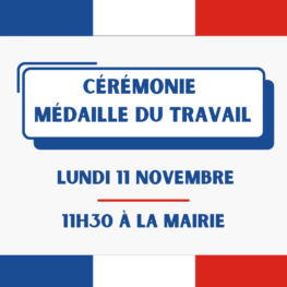 REMISE DIPLÔME DE LA MEDAILLE DU TRAVAIL