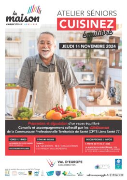 𝗔𝗧𝗘𝗟𝗜𝗘𝗥 𝗦𝗘́𝗡𝗜𝗢𝗥𝗦 POUR APPRENDRE À CUISINER ÉQUILIBRÉ