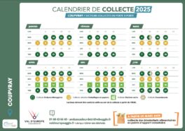 Calendrier de collecte 2025