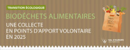 BIODÉCHETS ALIMENTAIRES : UNE COLLECTE EN POINTS D'APPORT VOLONTAIRE EN 2025