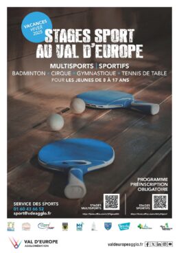 STAGES SPORT AU VAL D'EUROPE