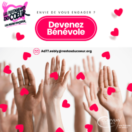 APPEL A BENEVOLES - LES RESTAURANTS DU COEUR&nbsp;