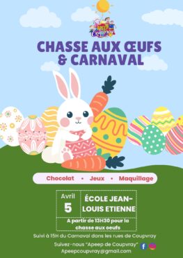 CHASSE AUX ŒUFS & CARNAVAL DE L'APEEP
