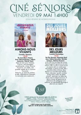 CINÉ SENIOR - VENDREDI 09 MAI
