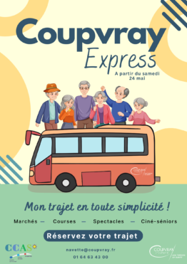 COUPVRAY EXPRESS – LA NAVETTE GRATUITE POUR LES SENIORS