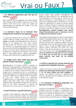 RÉPONSE DE LA MAIRIE AU TRACT DU 25 AVRIL 2025