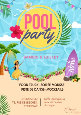 POOL PARTY- SOIREE MOUSSE À COUPVRAY