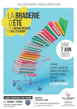 LA BRADERIE D'ETE DES MEDIATHEQUES DU VAL D'EUROPE