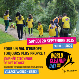 World Clean Up Day Val d'Europe