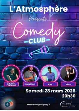 NOUVEAUTÉ - "L'ATMOSPHERE COMEDY CLUB"