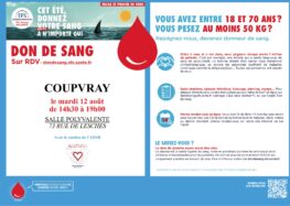COLLECTE DE SANG - MARDI 12 AOÛT