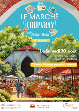 Marché de Coupvray - Samedi 30 août