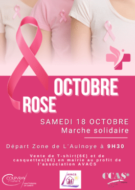 OCTOBRE ROSE - MARCHE SOLIDAIRE