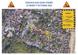 Travaux rue St-Pierre - 07/10/2025