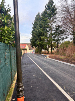 FIN DES TRAVAUX DES TRAVAUX DE LA  RUELLE FOIRAUDE
