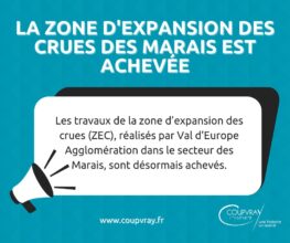 LA ZONE D'EXPANSION DES CRUES DES MARAIS EST ACHEVÉE