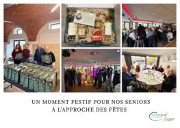 UN MOMENT FESTIF POUR NOS SENIORS À L’APPROCHE DES FÊTES