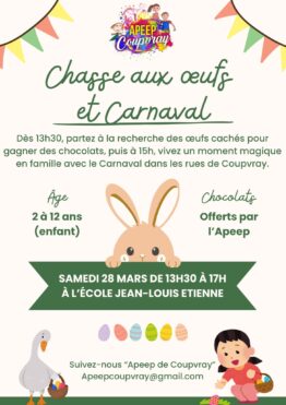 CARNAVAL ET CHASSE AUX ŒUFS DE L'APEEP