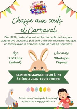 CARNAVAL ET CHASSE AUX ŒUFS DE L'APEEP