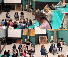 VISITE DU MAIRE AU GROUPE SCOLAIRE FOT