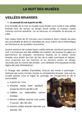 LA NUIT DES MUSEES- VEILLEES BRIARDES