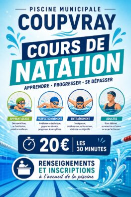 ENVIE D’APPRENDRE À NAGER OU DE VOUS PERFECTIONNER ?