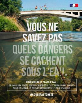 BAIGNADES INTERDITES : RAPPEL DES CONSIGNES DE SÉCURITÉ