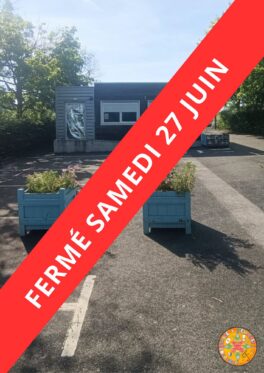 FERMETURE EXCEPTIONNELLE DE L'ESPACE JEUNESSE – SAMEDI 27 JUIN 2026