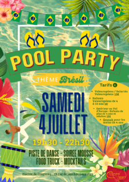 POOL PARTY - SAMEDI 04 JUILLET