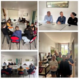 VISITE DU CONSEIL MUNICIPAL DES ENFANTS EN MAIRIE