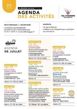 LA MAISON VALEUROPÉENNE VOUS ACCOMPAGNE TOUT L'ÉTÉ !