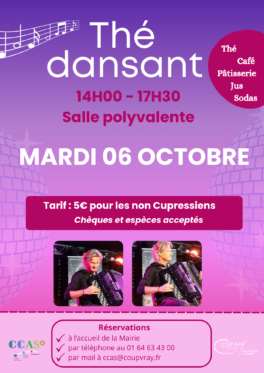 THE DANSANT - SAMEDI 6 OCTOBRE