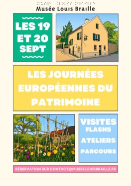 LES JOURNEES EUROPEENNES DU PATRIMOINE - AU MUSEE LOUIS BRAILLE