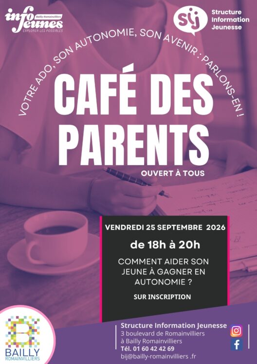 CAFÉ DES PARENTS – VENDREDI 25 SEPTEMBRE 2026